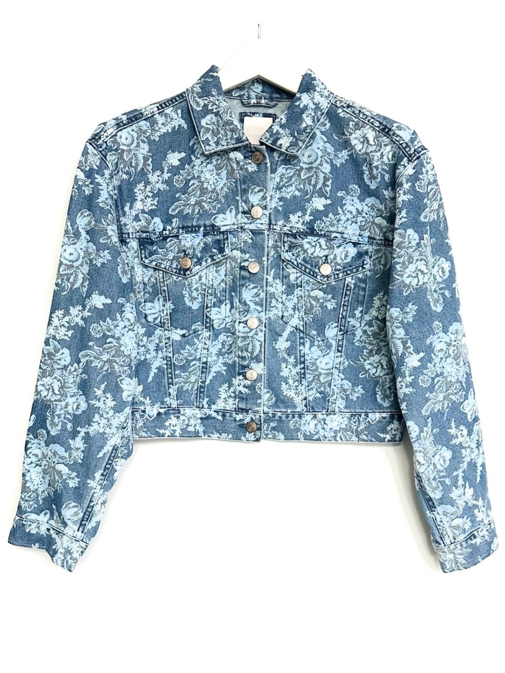 Gap × LoveShackFancy Floral Icon Denim Jacket